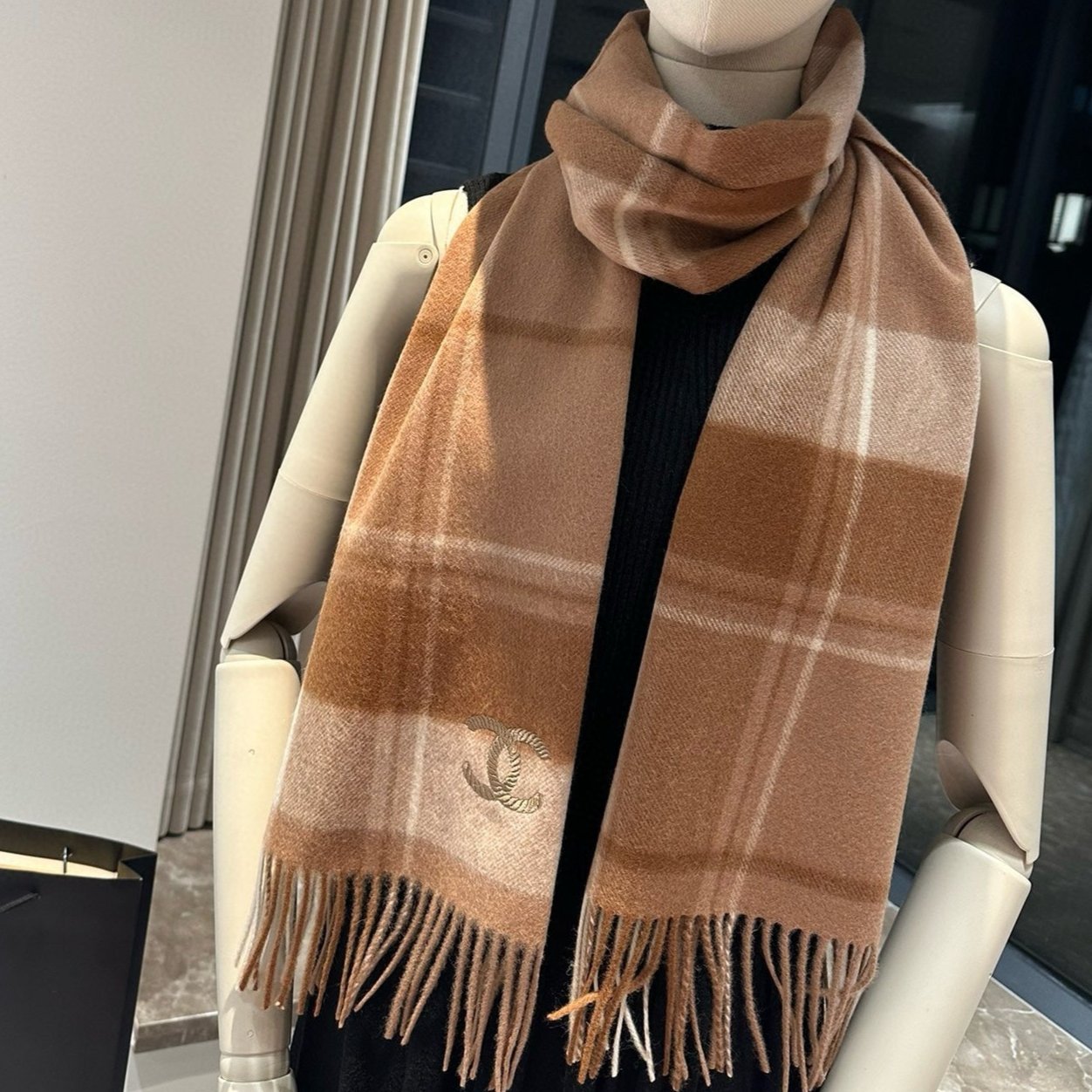 CC Scarf 180 CM In Colorful Cashmere 394482