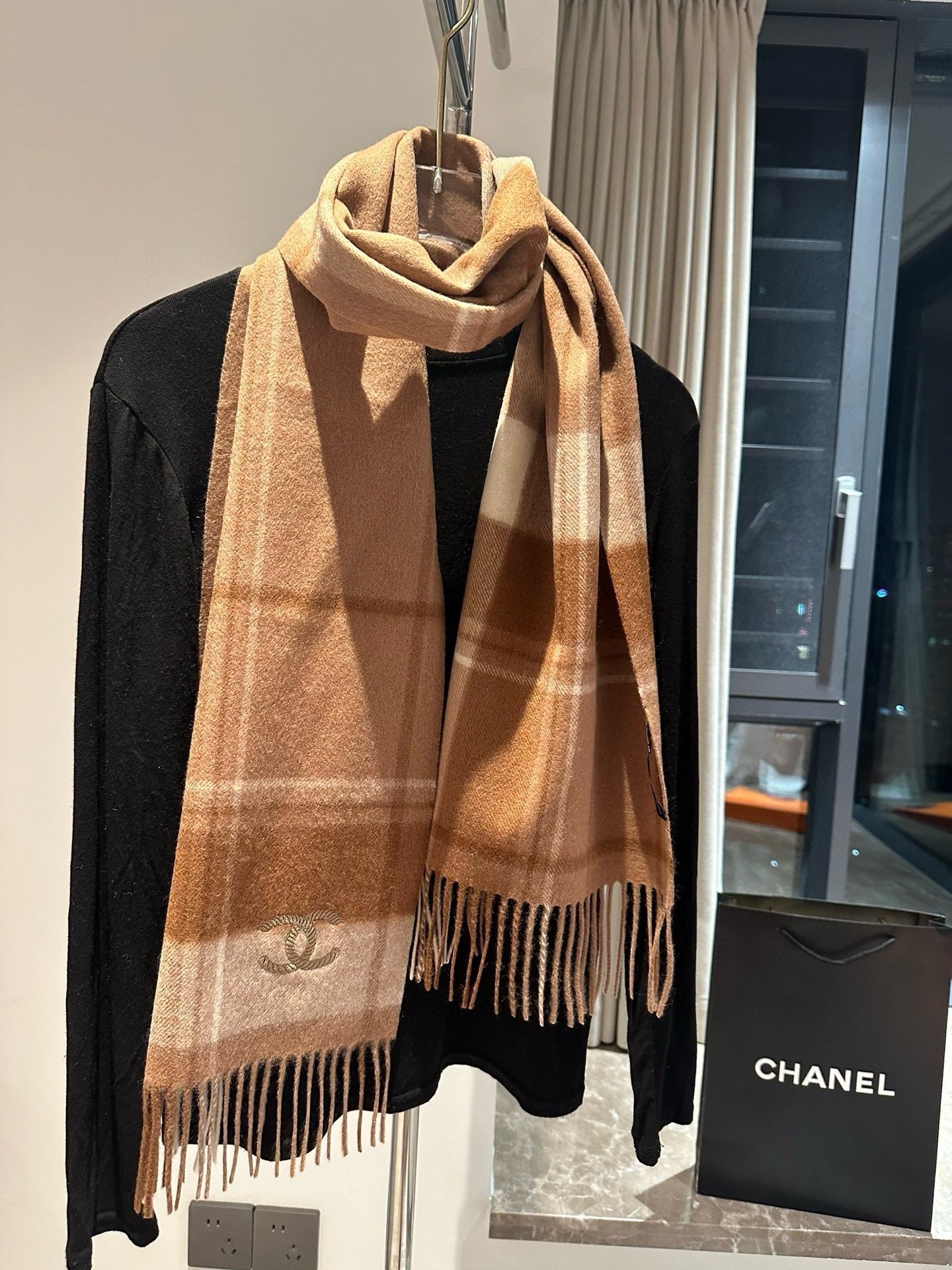 CC Scarf 180 CM In Colorful Cashmere 394482