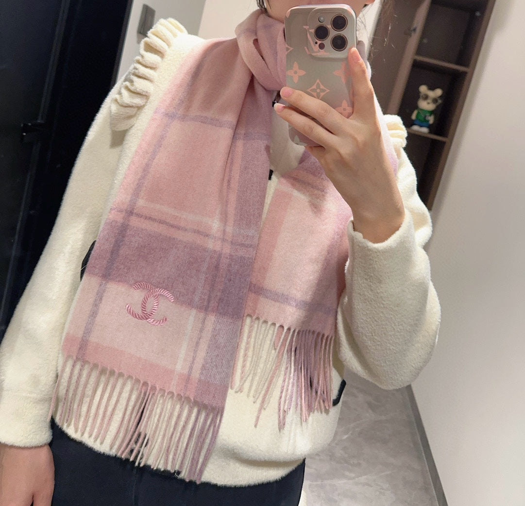 CC Scarf 180 CM In Colorful Cashmere 394483