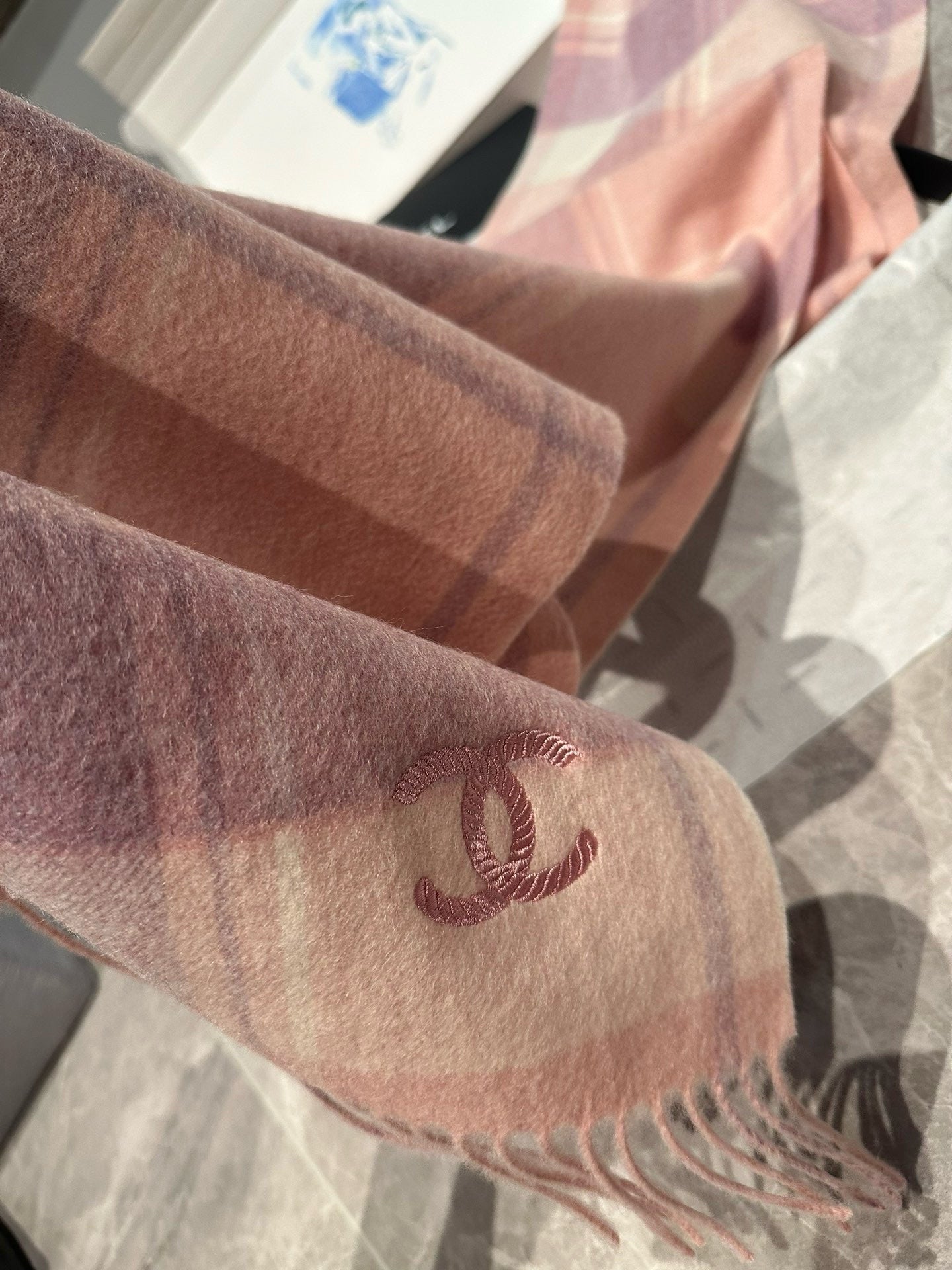 CC Scarf 180 CM In Colorful Cashmere 394483