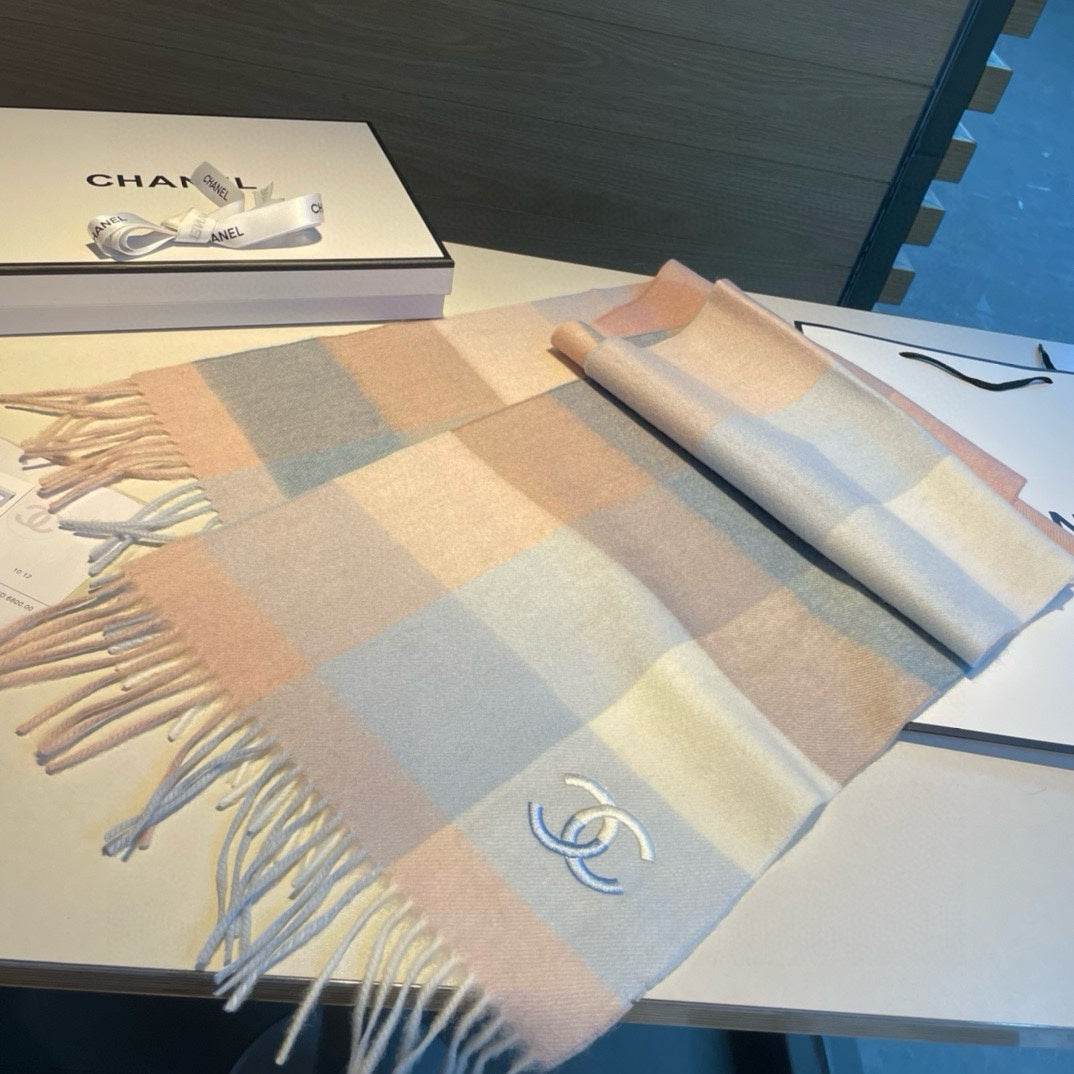 CC Scarf 180 CM In Colorful Cashmere 396317