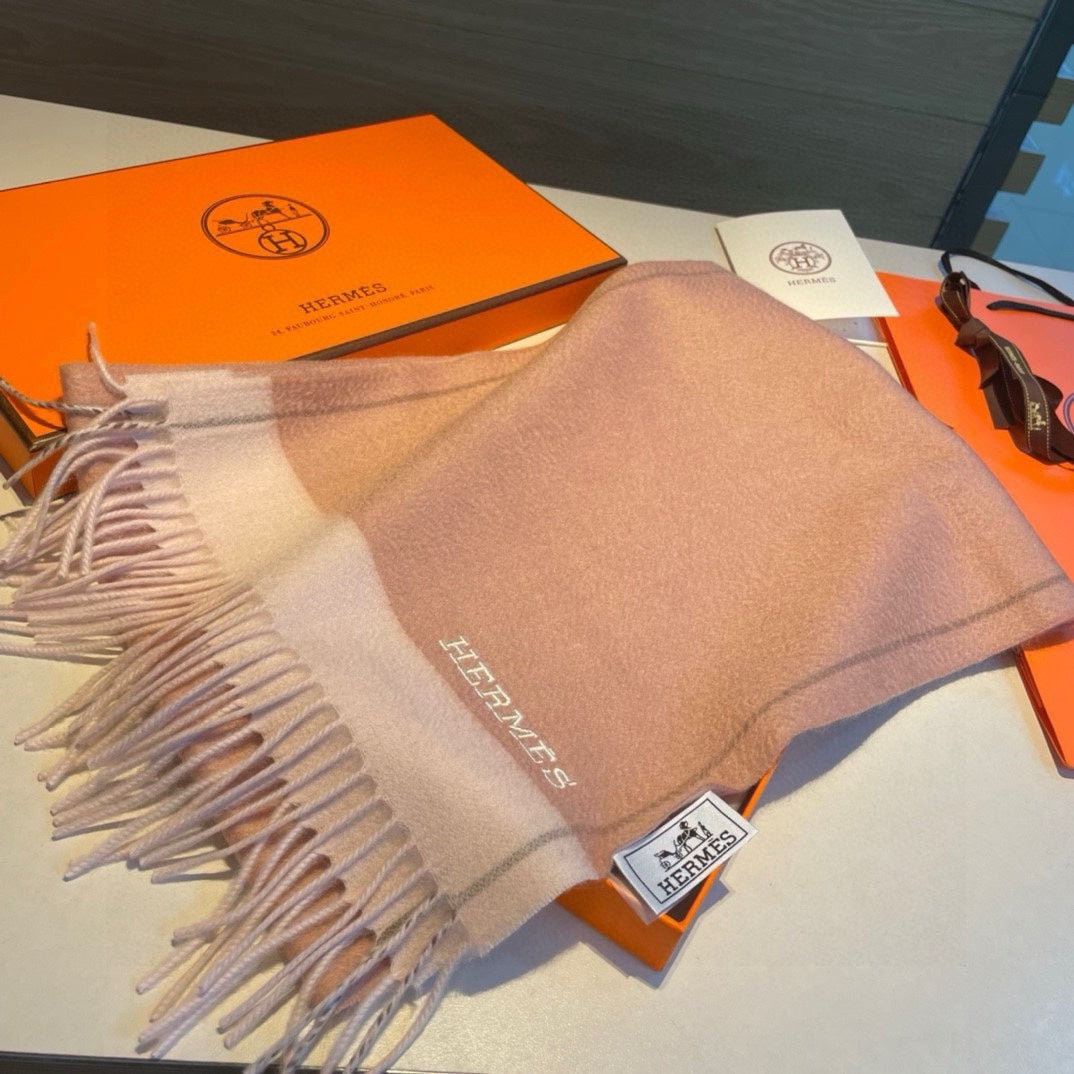 Scarf 180 CM In Pink Mix Light Pink Cashmere  398202