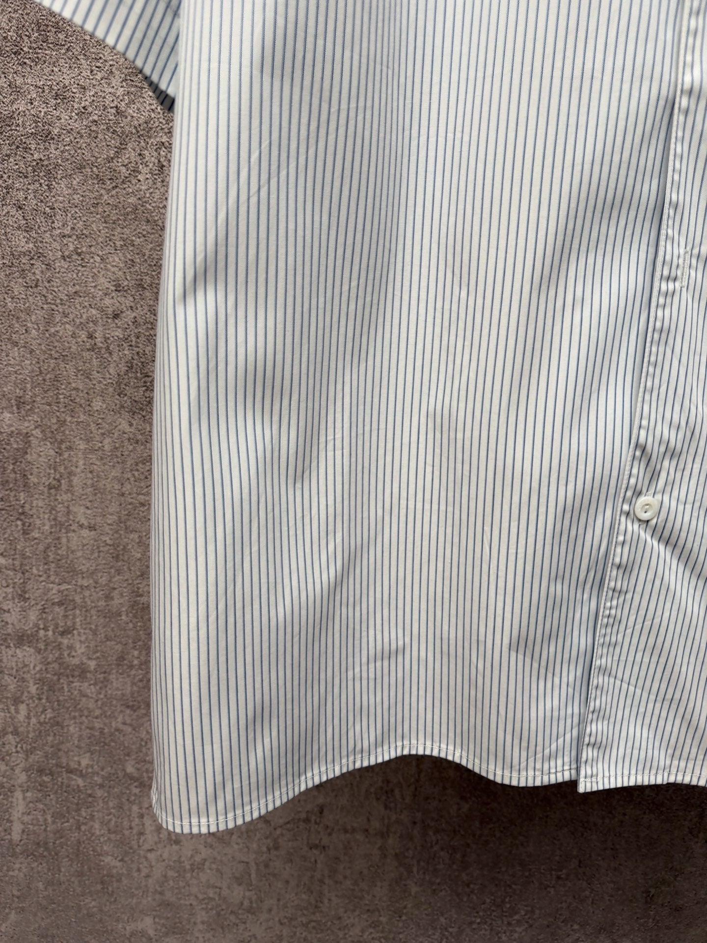 GC 2026 Men's Short-Sleeve Shirt White Blue Cotton  643456