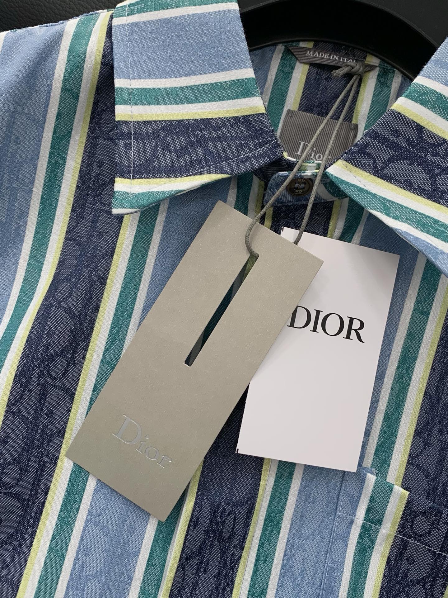 Dior 2026 Set Stripes Blue Cotton 628223