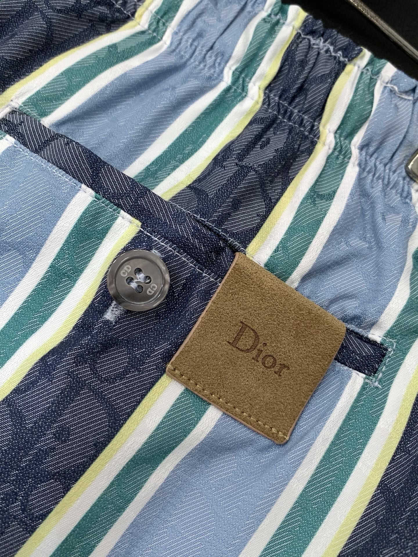 Dior 2026 Set Stripes Blue Cotton 628223