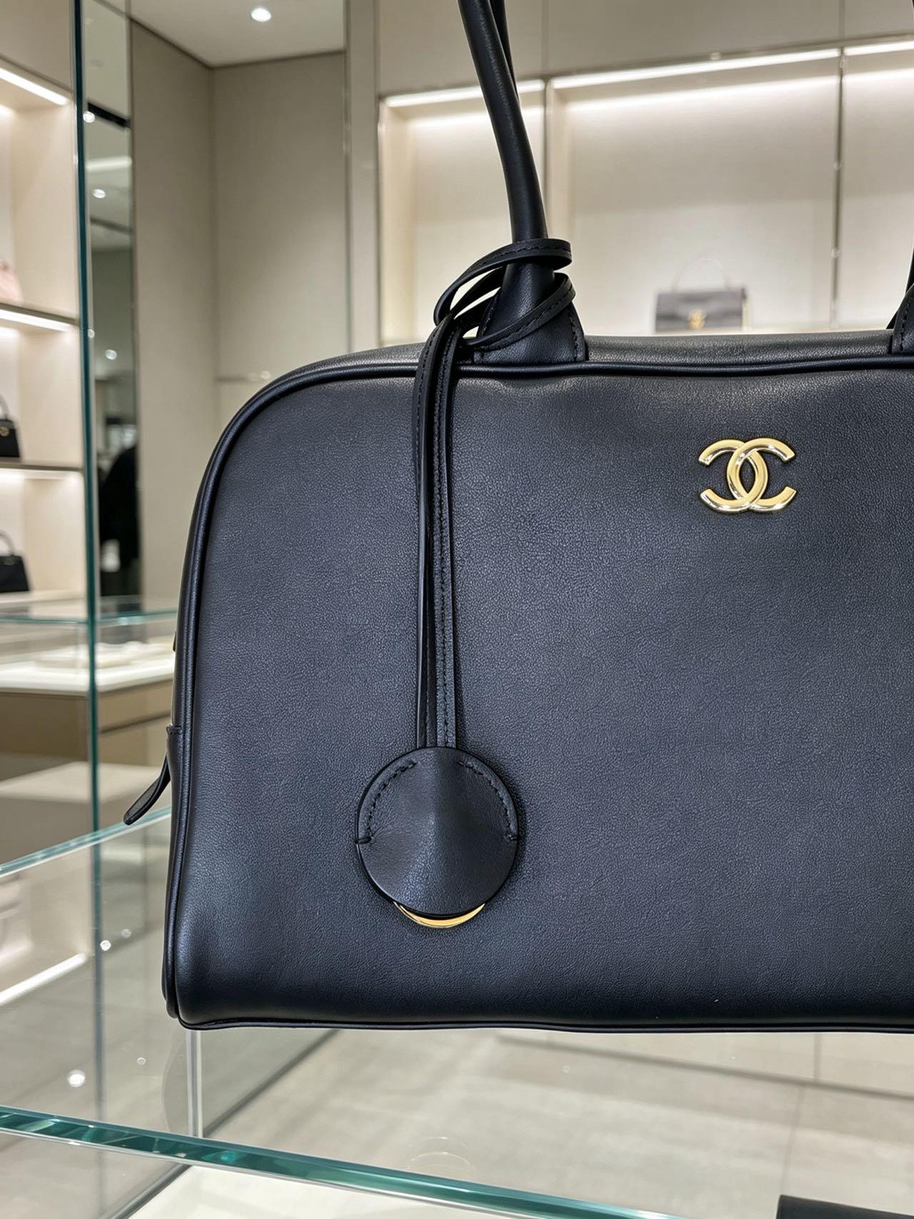 Chanel 2026  Bowling Bag 29cm Multicolors Calfskin