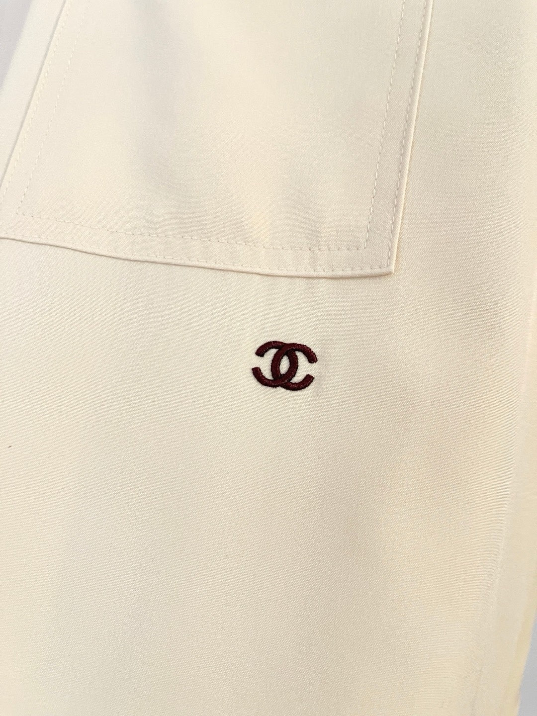 Chanel 2026 Long-Sleeved Shirt Light Yellow Soie Silk 300784