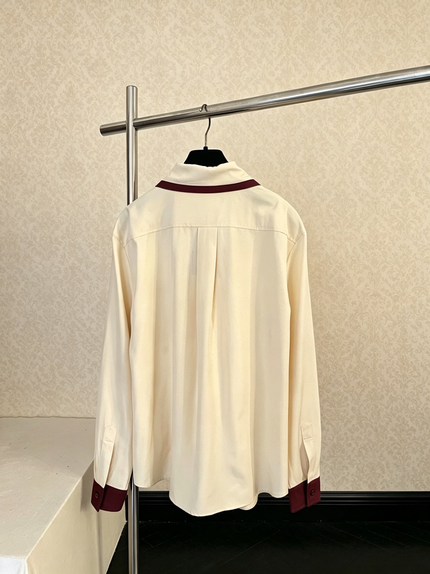 Chanel 2026 Long-Sleeved Shirt Light Yellow Soie Silk 300784