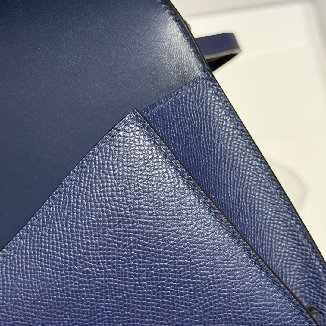 HM Constance Elan 24 Midnight Blue Epsom Gold Hardware 237340