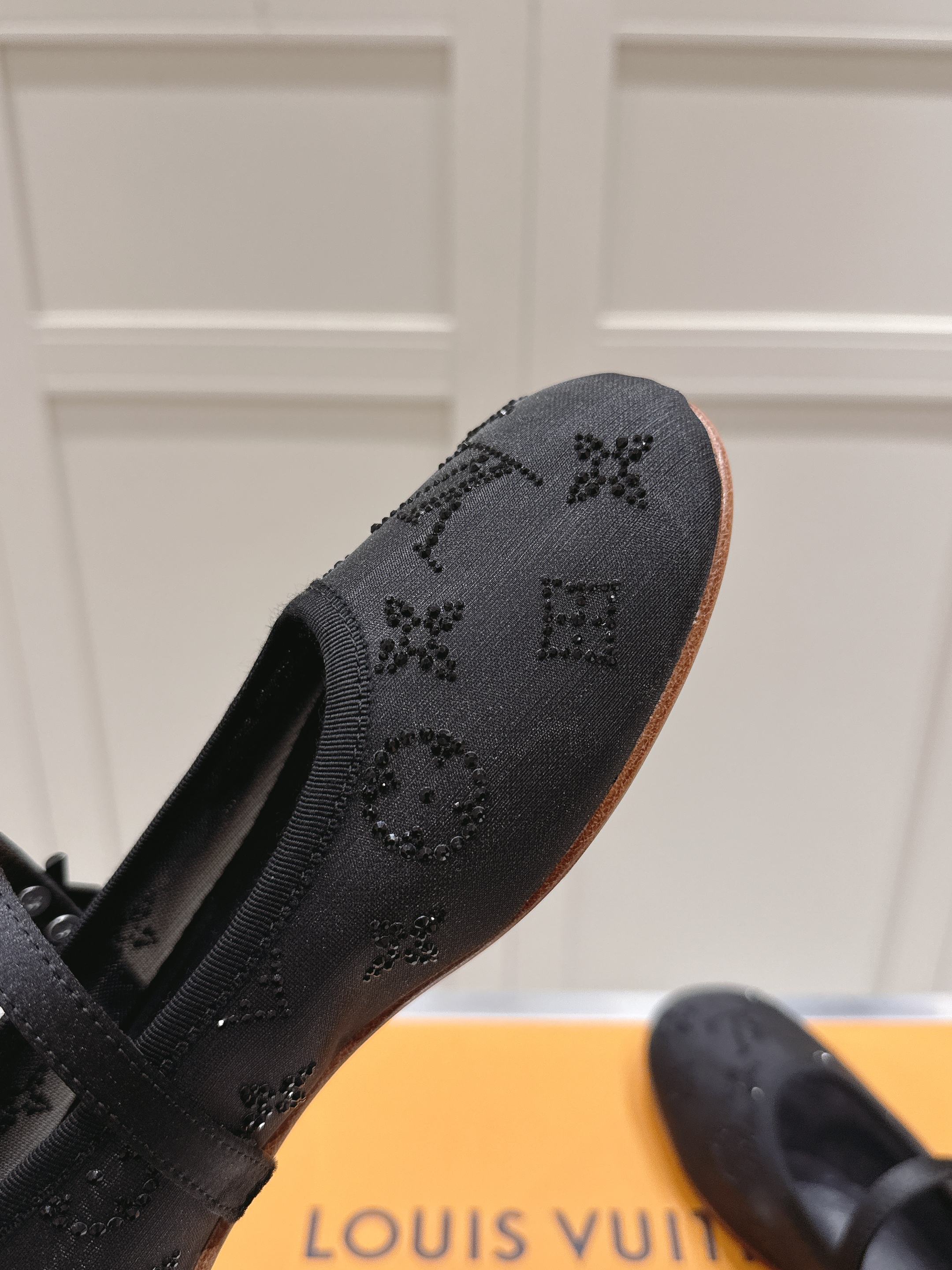 Louis Vuitton 2026 Ballet Flats Mesh Leather 778849