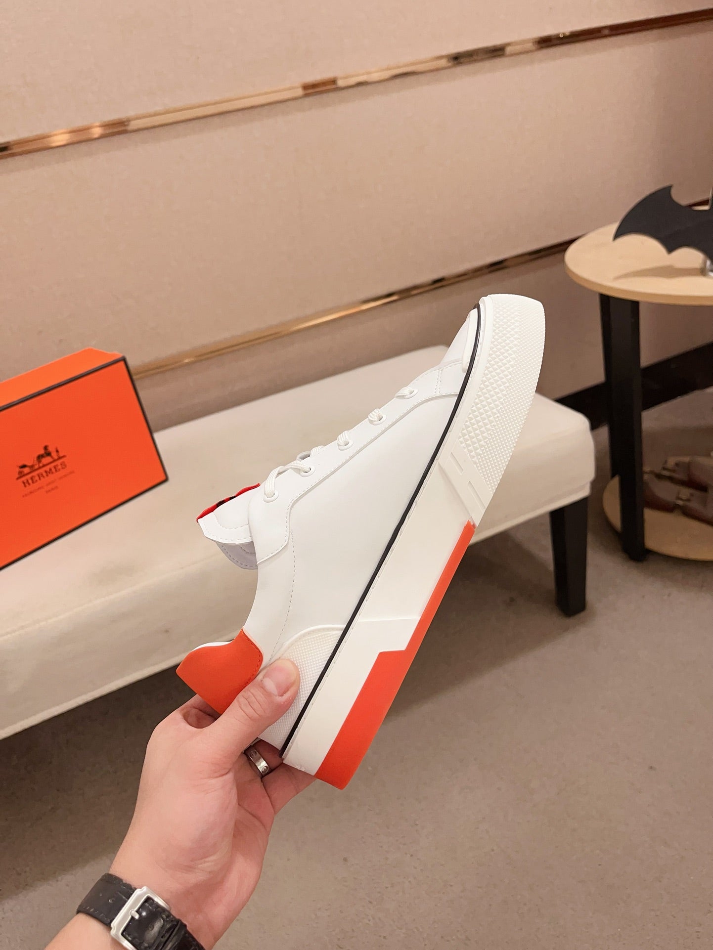 HM DAY SNEAKER WHITE FABRIC