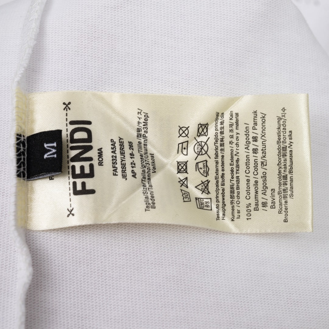 Fendi 2026 Men's Short Sleeved Shirt Cotton 828857