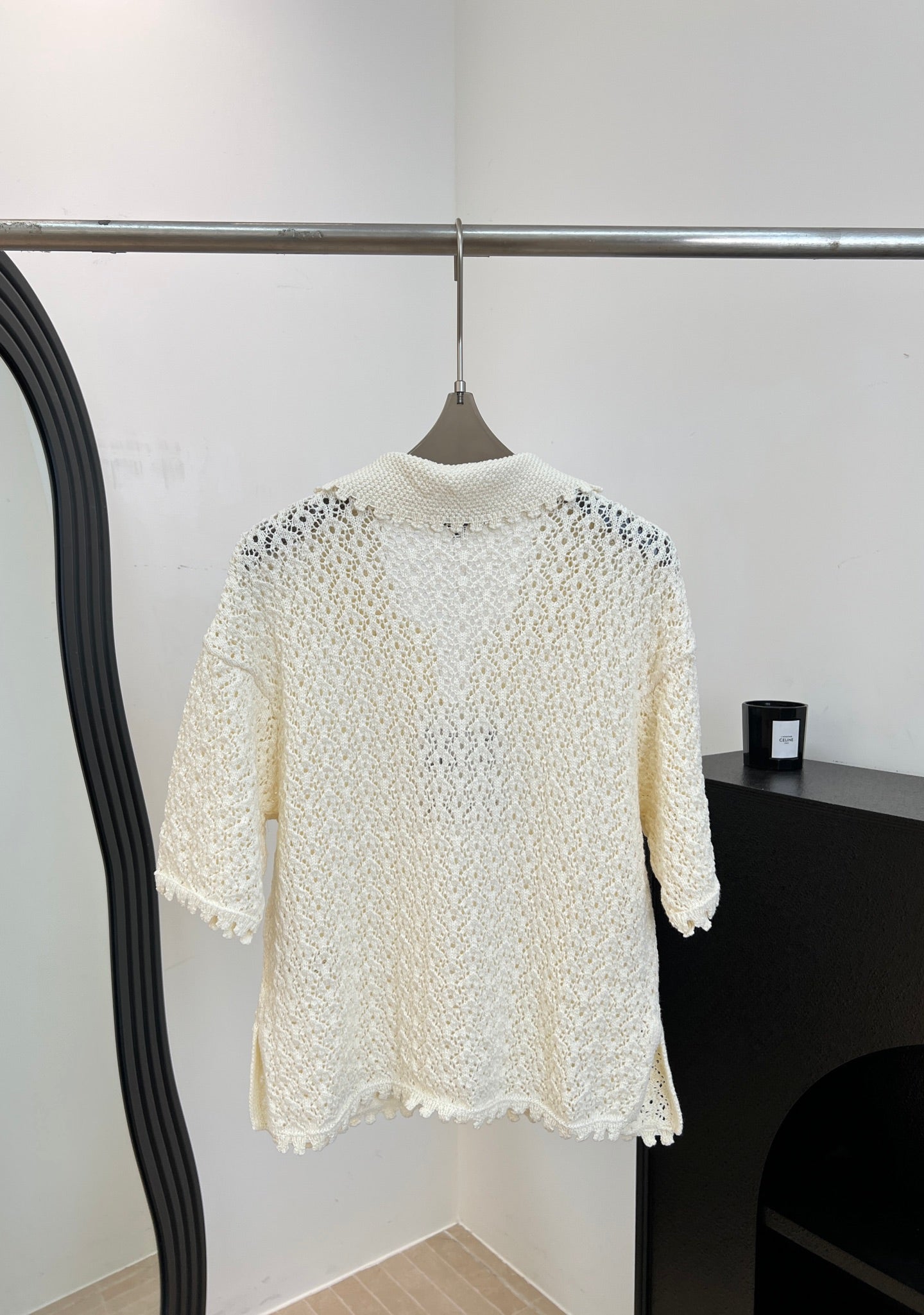 Chanel 2026 Knit Sweater Cream Cotton 637494