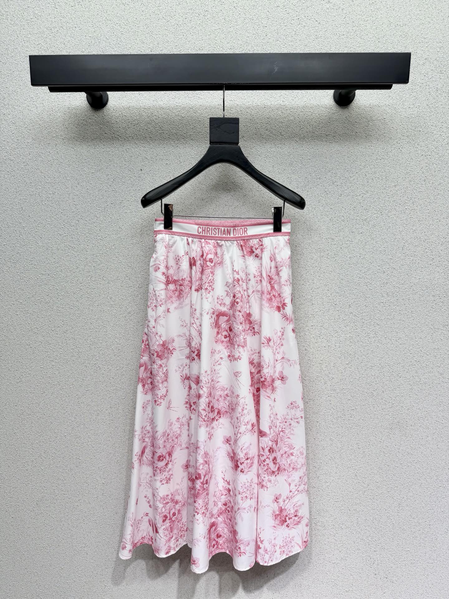 Dior 2026 Printed Midi Skirt Polyester 291781