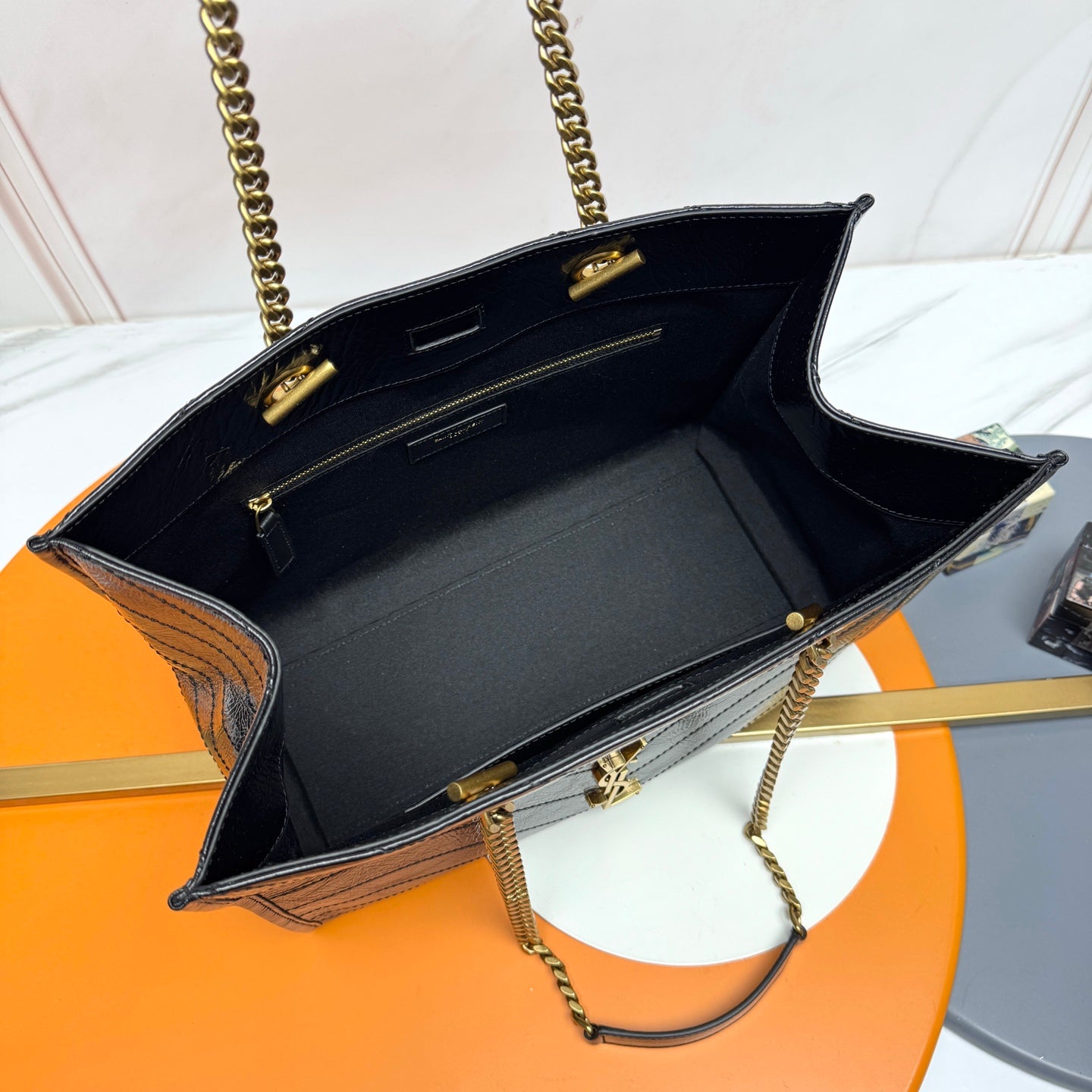 YSL 2026 Niki Large Shopping Bag 33cm And 25cm Calfskin