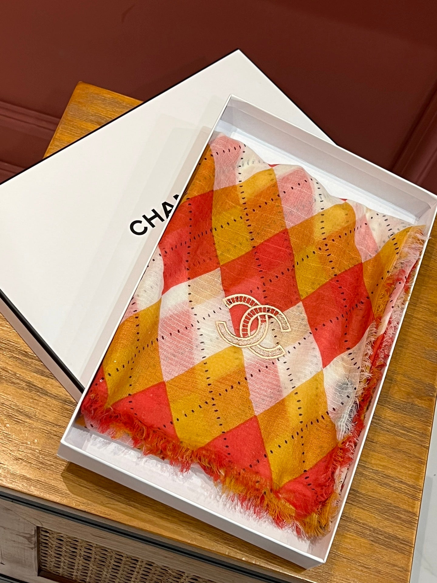 CC Scarf 200 CM In Colorful Linen Fabric 408758
