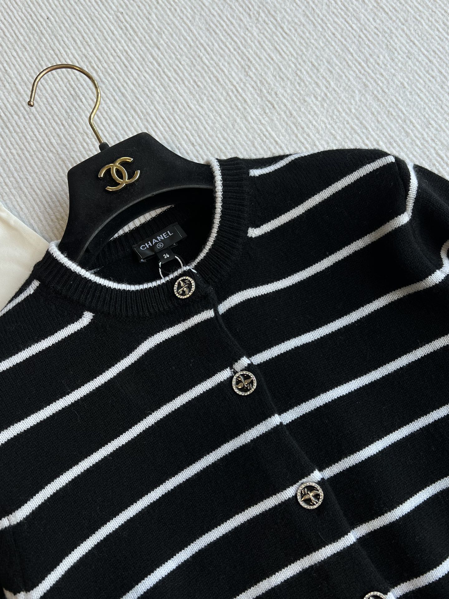 CC 25 Cardigan Black Cashmere 227225
