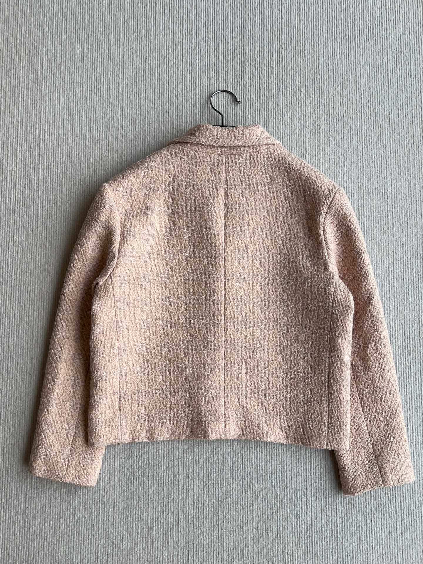 Celine 25 Jacekt Pink Wool Mohair