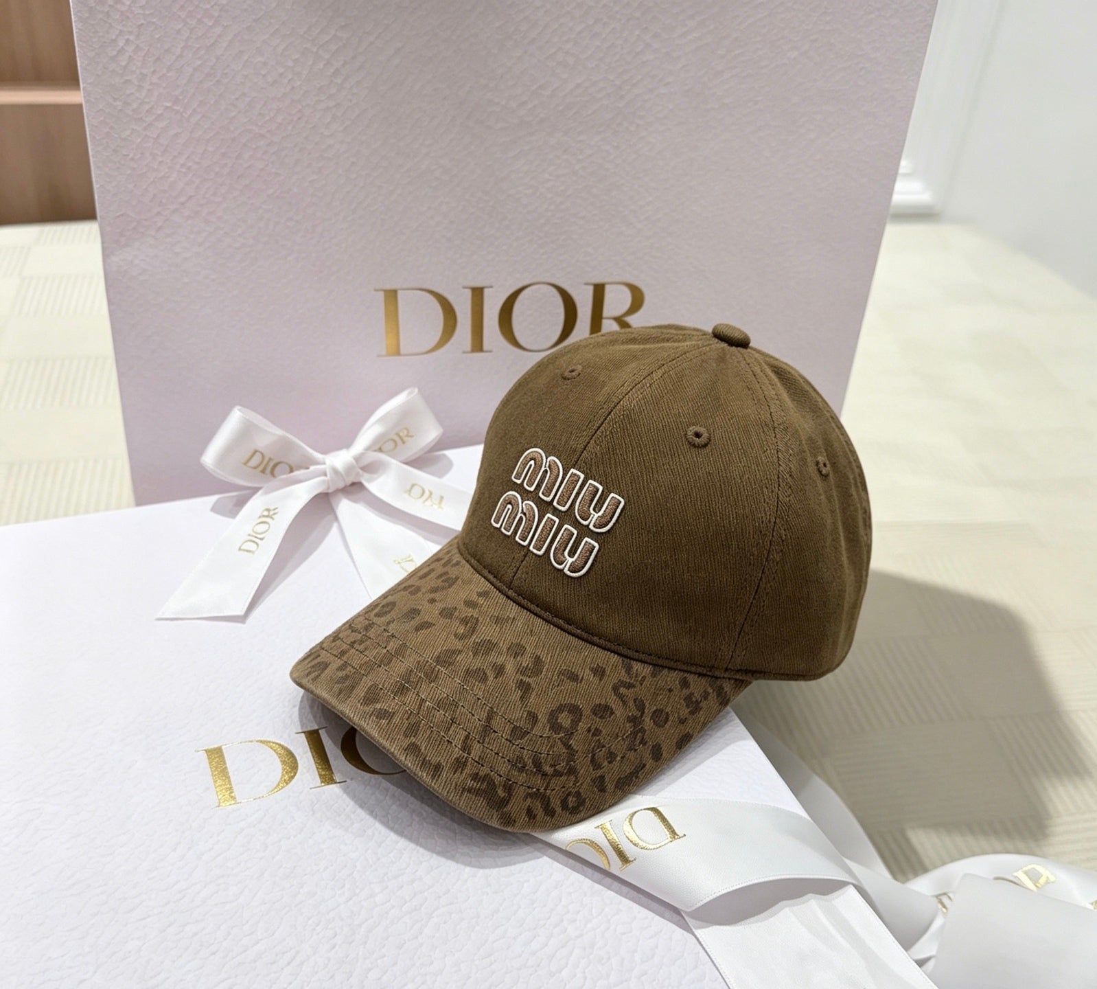 Miumiu Baseball Cap Cotton 212916