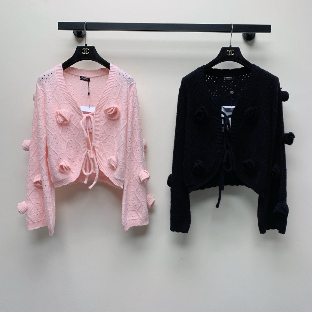 CC 25 Floral Cardigan Wool 277588