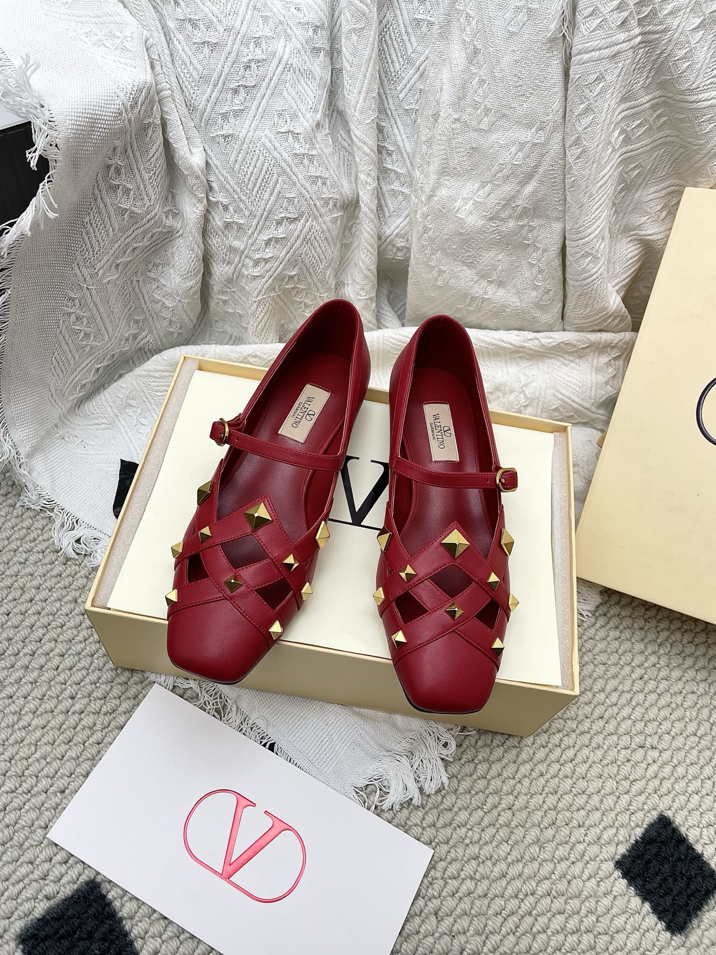 VT 26s Mary Jane Ballet Flats Lambskin