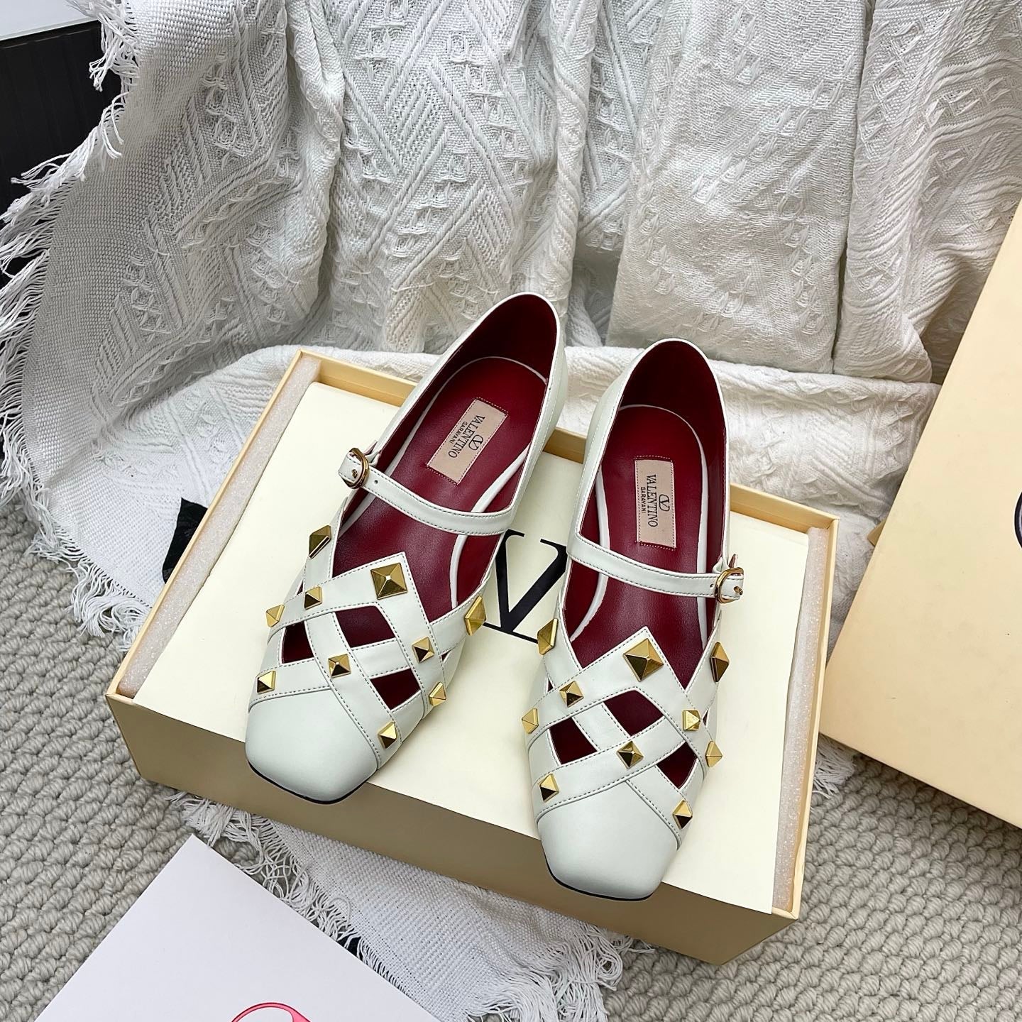 VT 26s Mary Jane Ballet Flats Lambskin