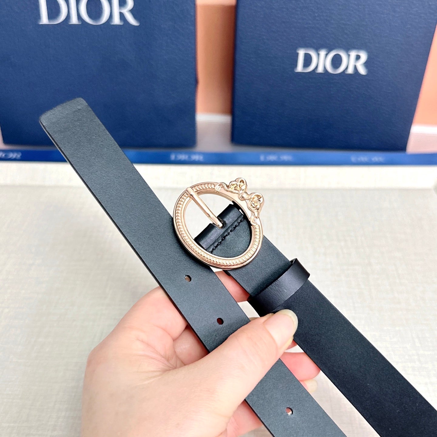 Dior Médaillon Belt 25mm Smooth Calfskin 209867