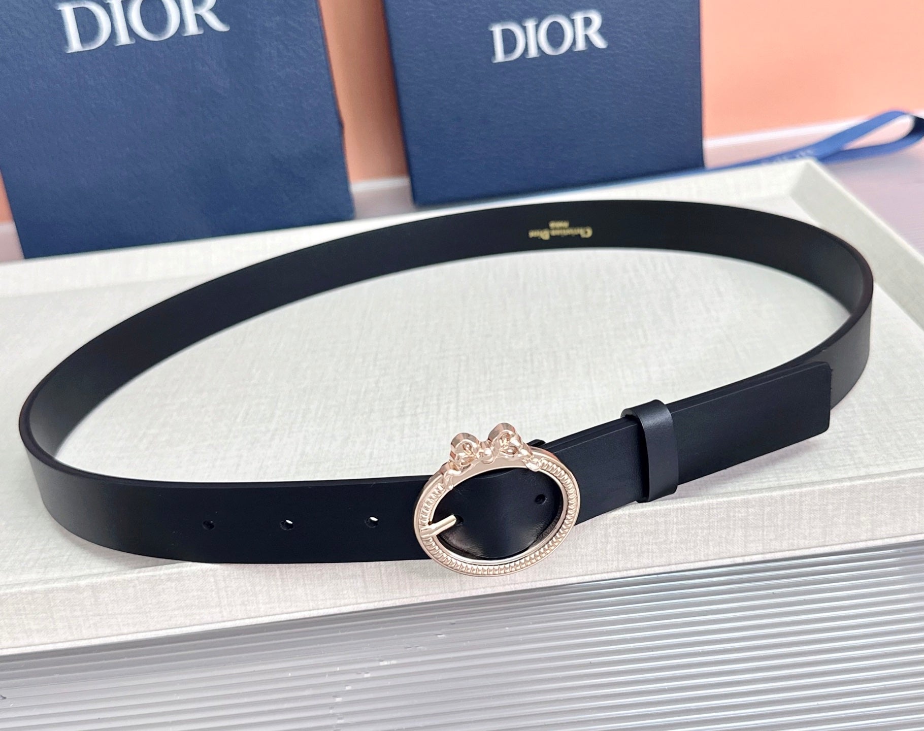 Dior Médaillon Belt 25mm Smooth Calfskin 209867