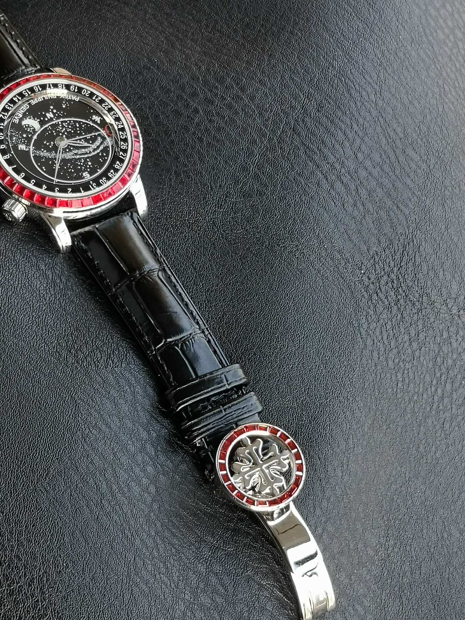 Patek Philippe Celestial Grand Complication 44mm Red Gemstones Black Dial