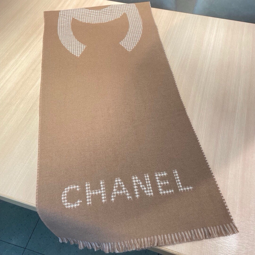 CC Scarf 185 CM In Brown Caro Cashmere 422794