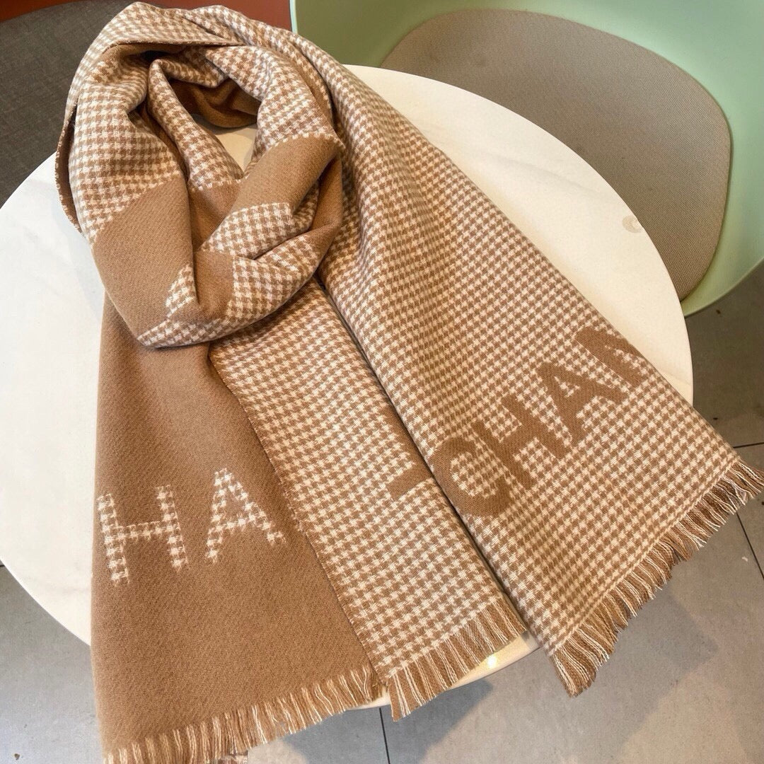 CC Scarf 185 CM In Brown Caro Cashmere 422794