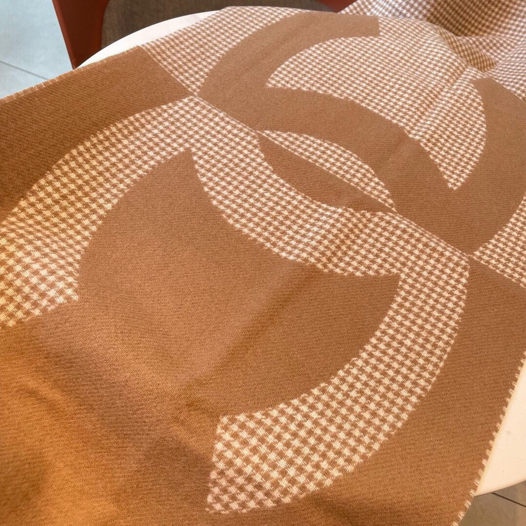 CC Scarf 185 CM In Brown Caro Cashmere 422794