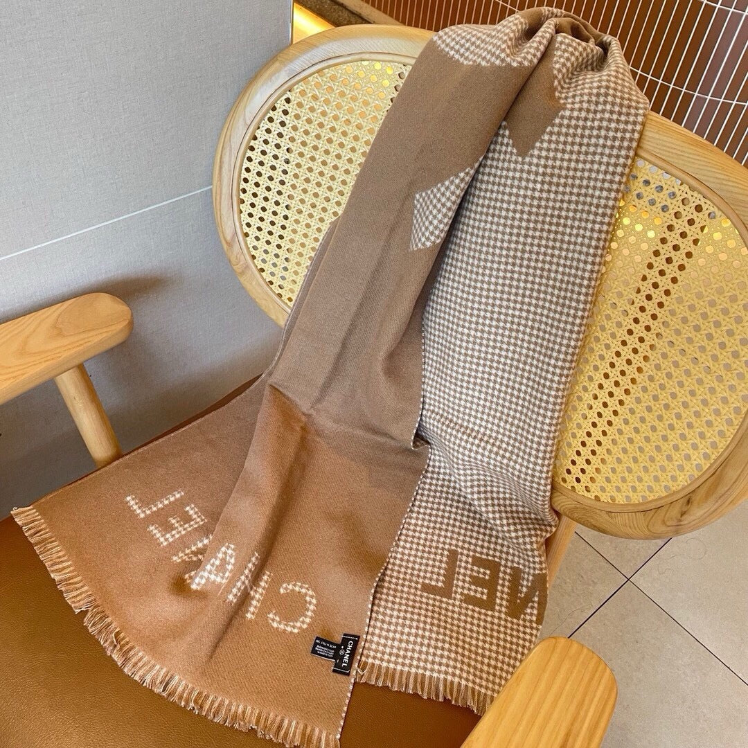 CC Scarf 185 CM In Brown Caro Cashmere 422794