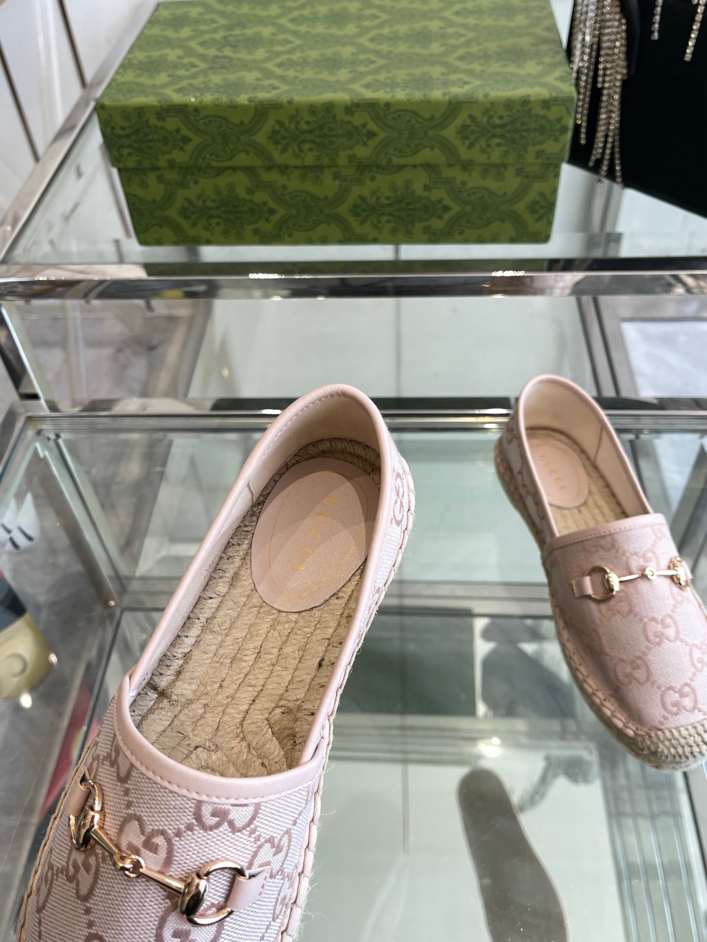 GC 2025 Espadrille With Horsebit Light Pink Canvas 292318