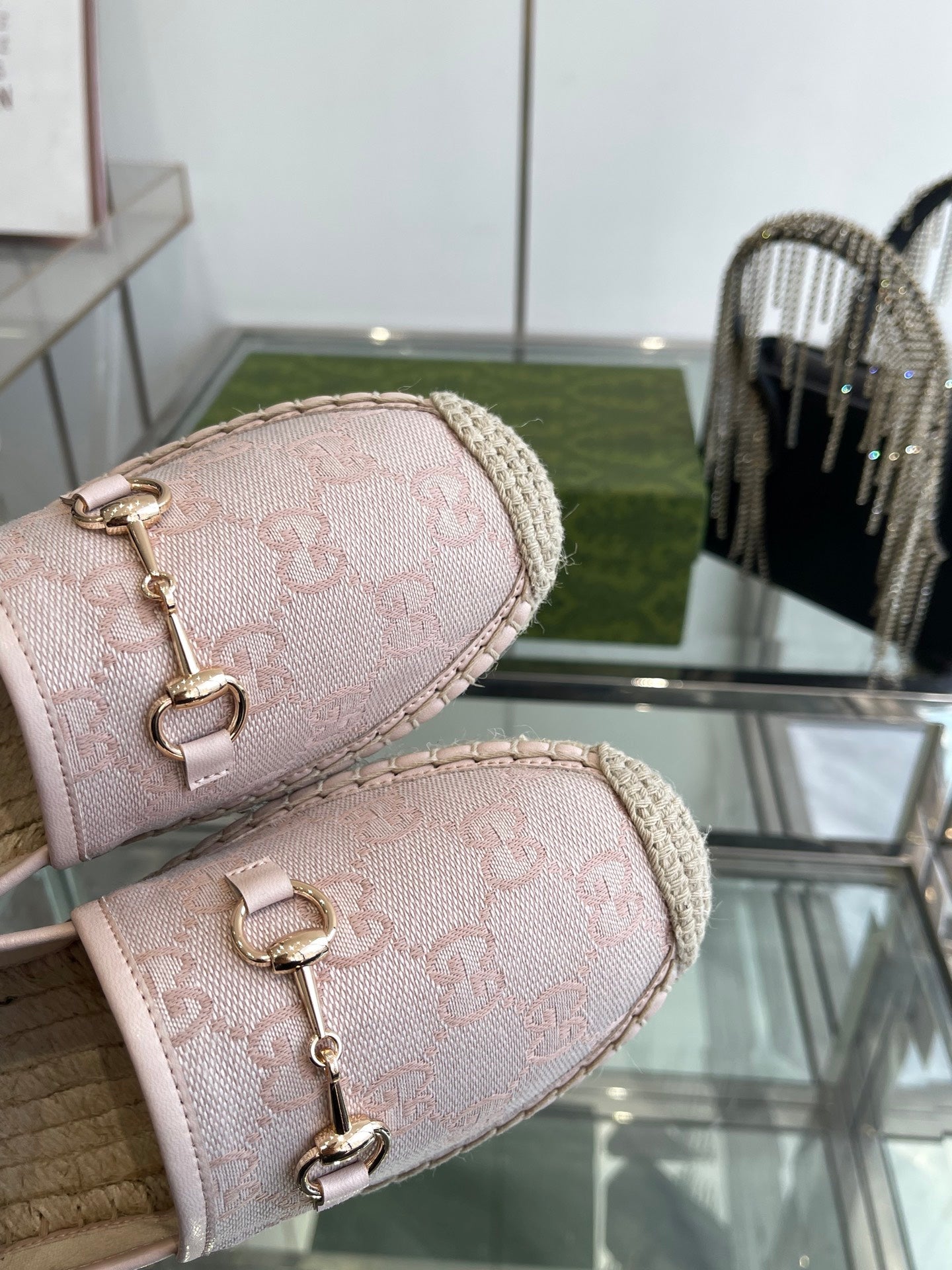 GC 2025 Espadrille With Horsebit Light Pink Canvas 292318