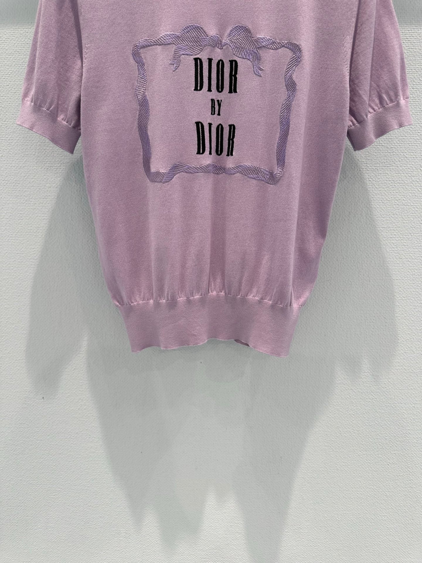 Dior 2026 Short-sleeved T-shirt Purple Cotton 460281