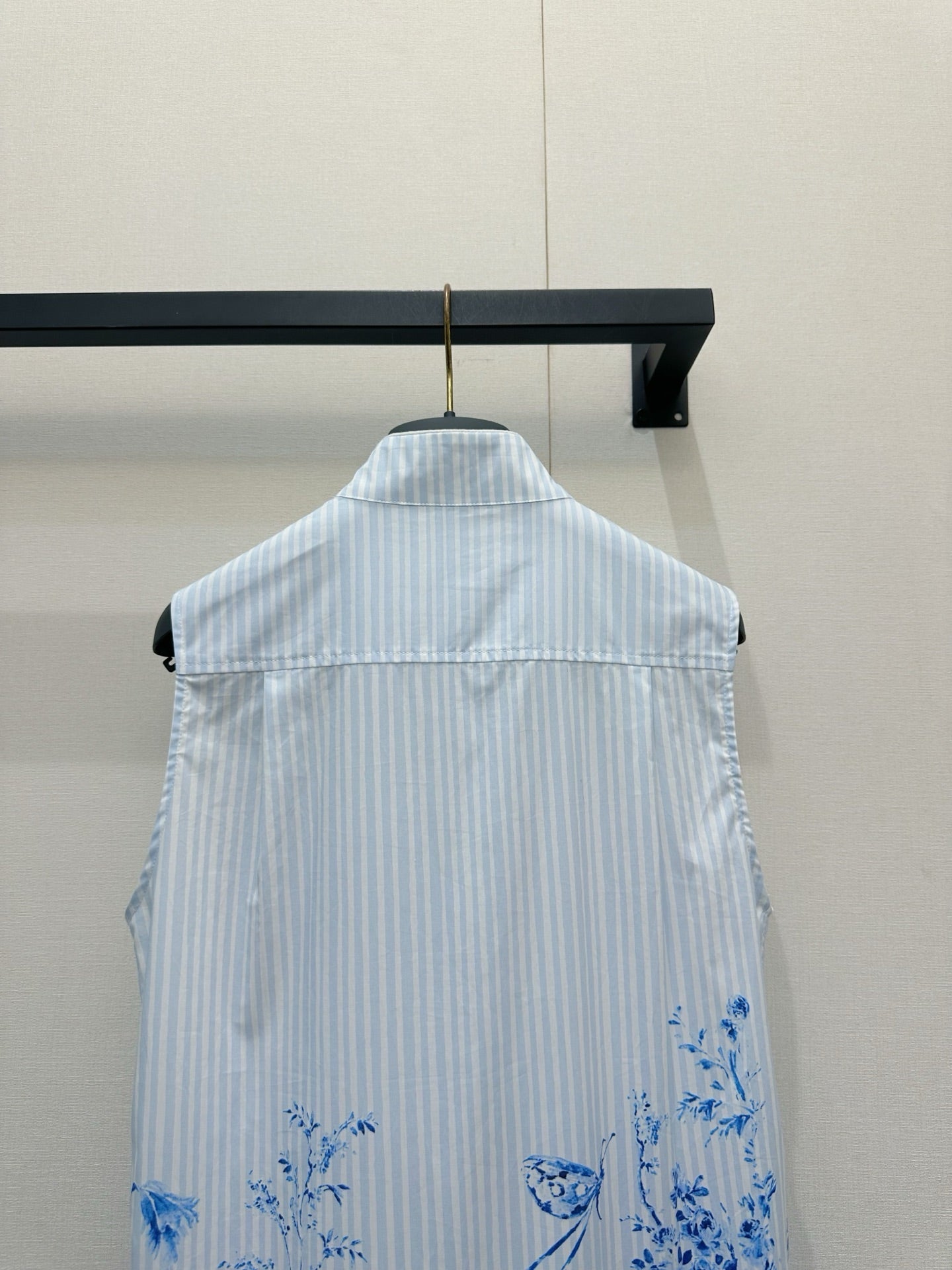 Dior 2026 Vest Dress White Blue Cotton 408001