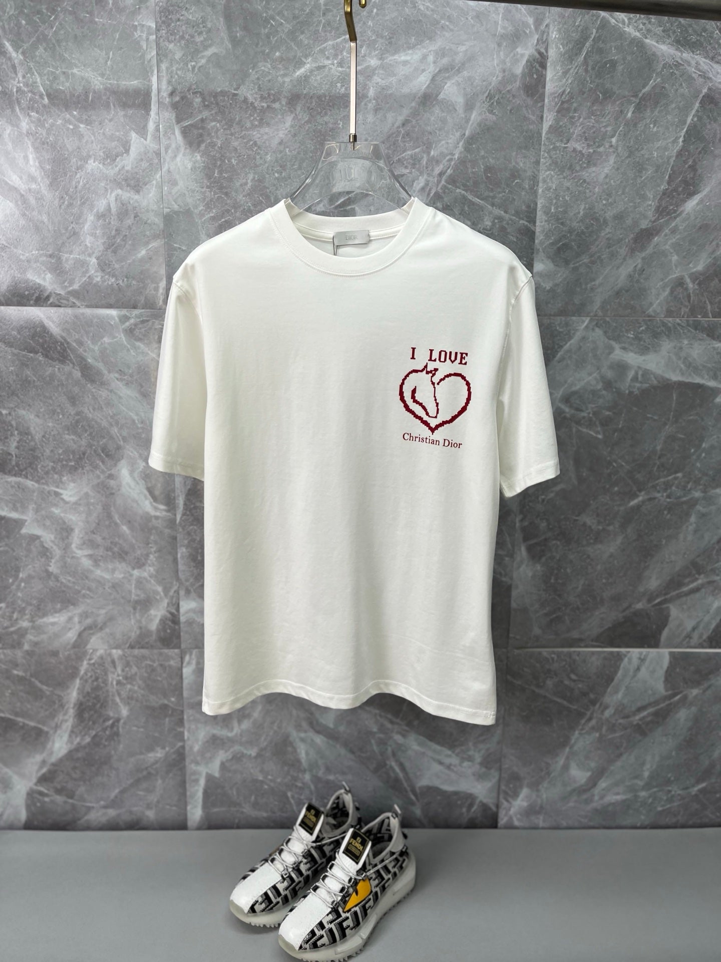 CD 2026 Unisex Heart Short-Sleeve T-Shirt Cotton 316924