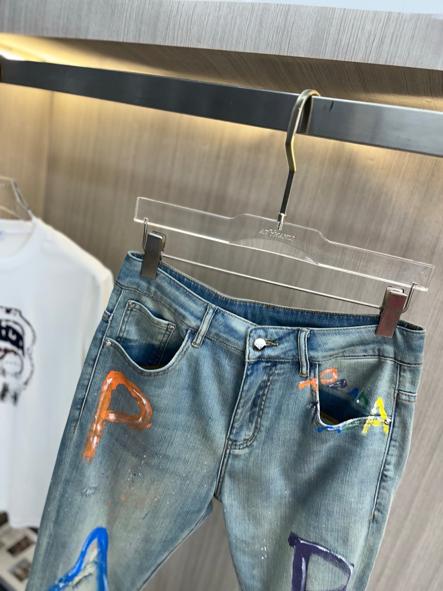 PRA 2026 Men's Jeans Light Blue Denim 843266