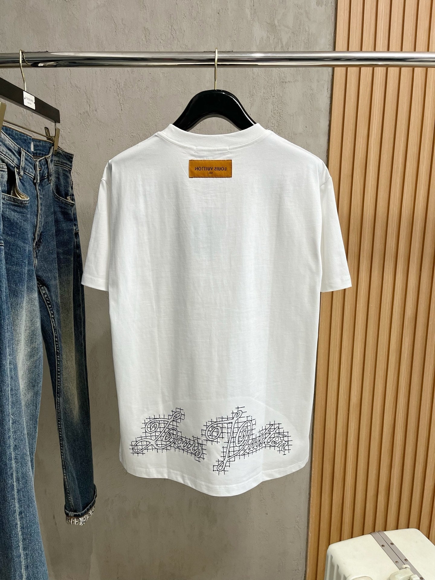LV T-SHIRT IN WHITE PURE COTTON 238779