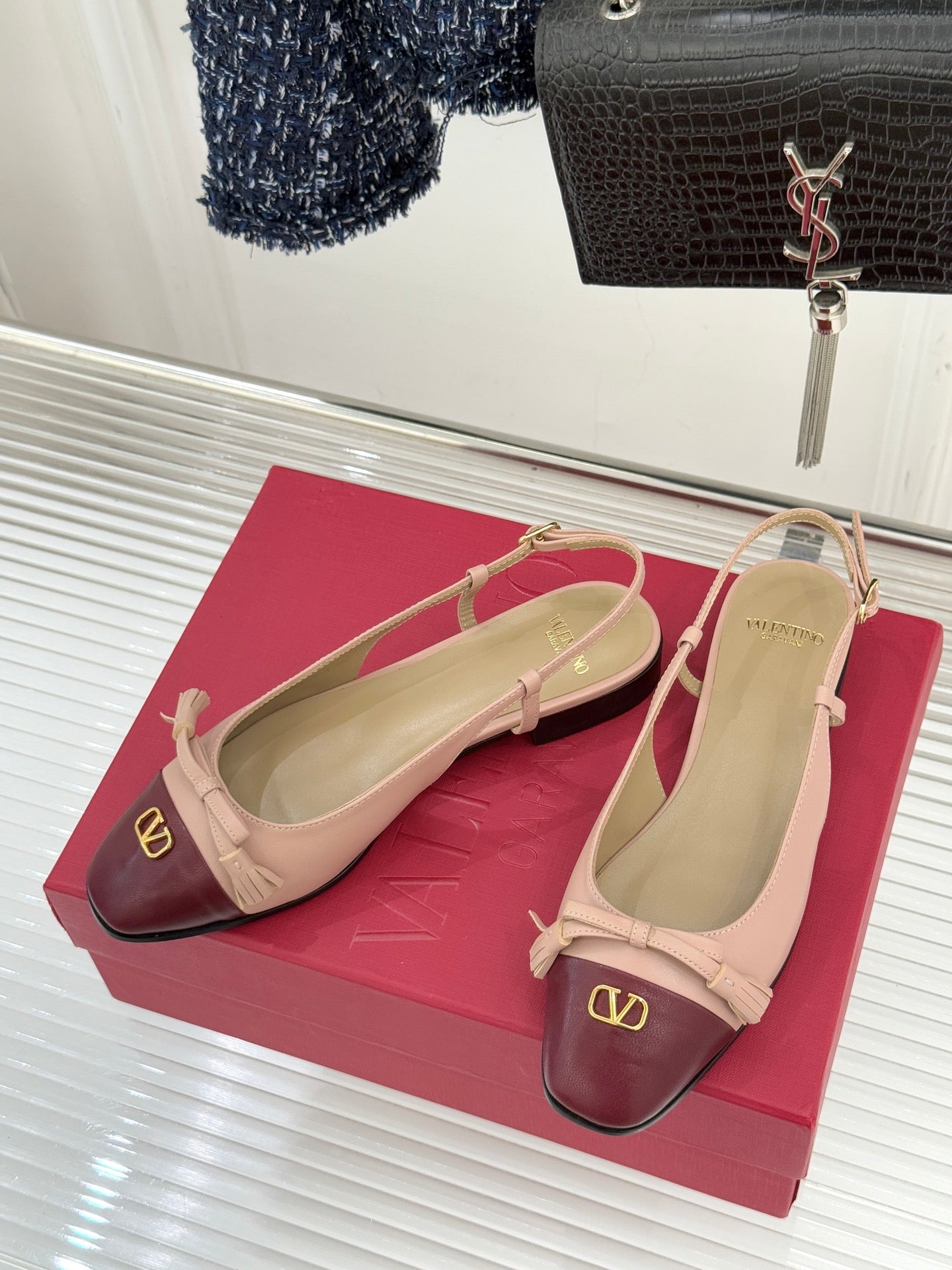 Valentino 2026 Garavani Valet du Roi Slingback Ballerina Flat 642985