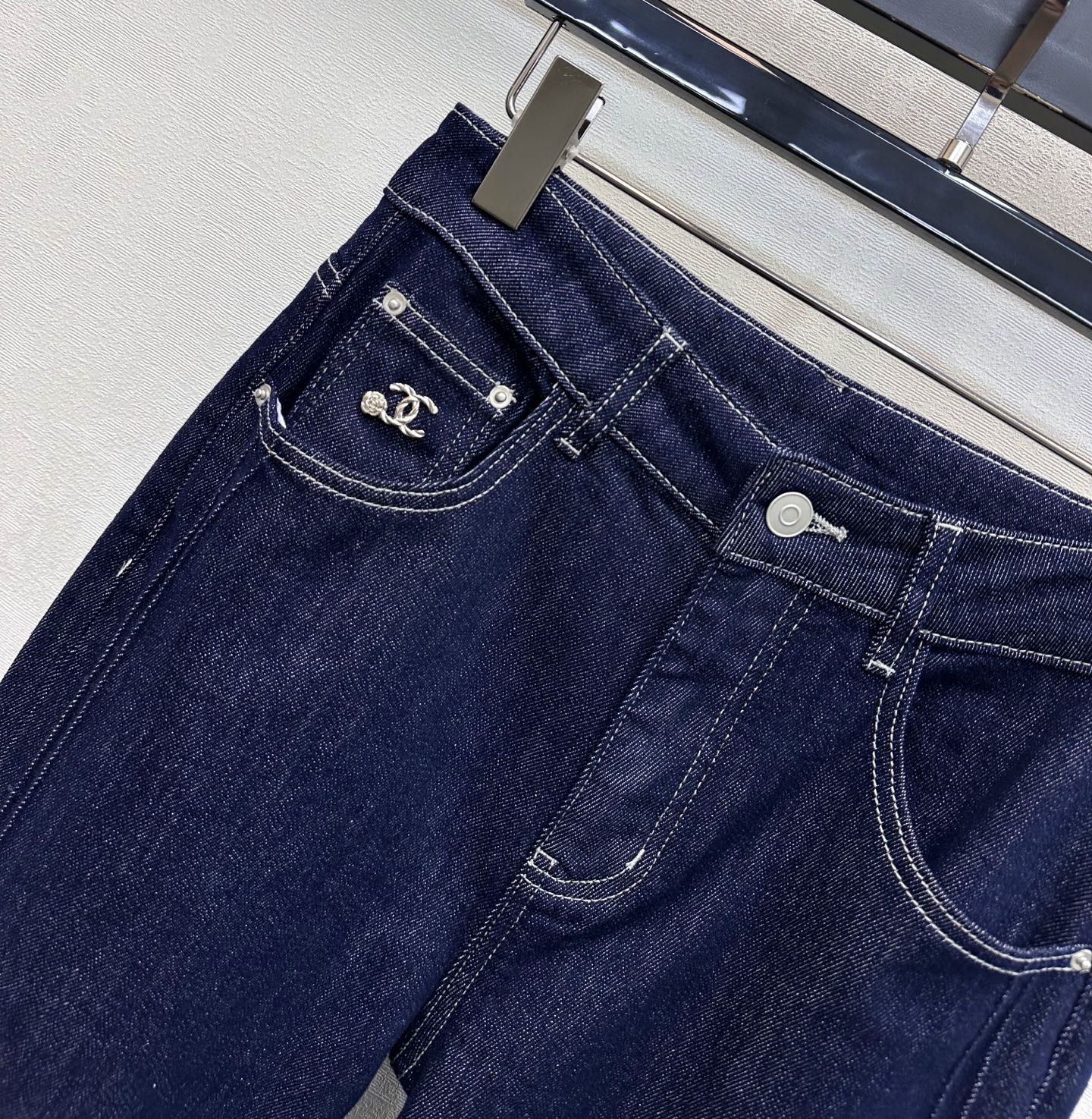 Chanel 2026 Denim Trouser Blue Cotton 355950
