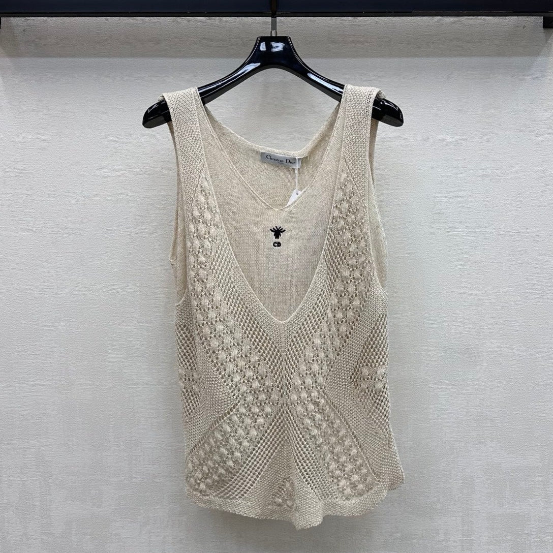 Dior 2026 Patchwork Knitted Vest Cotton 286665