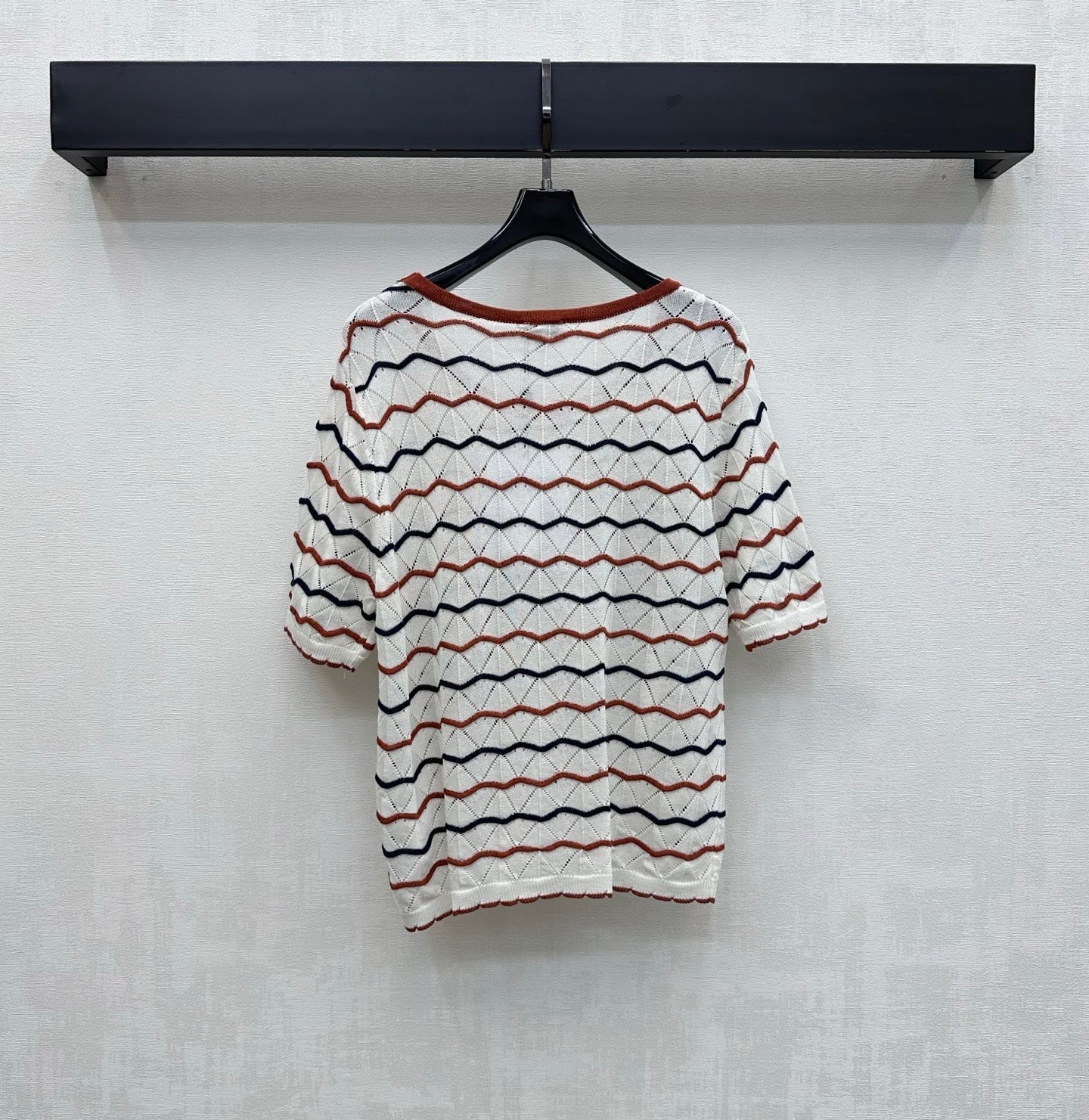 Chanel 2026 Shirt White Red Wool 399739