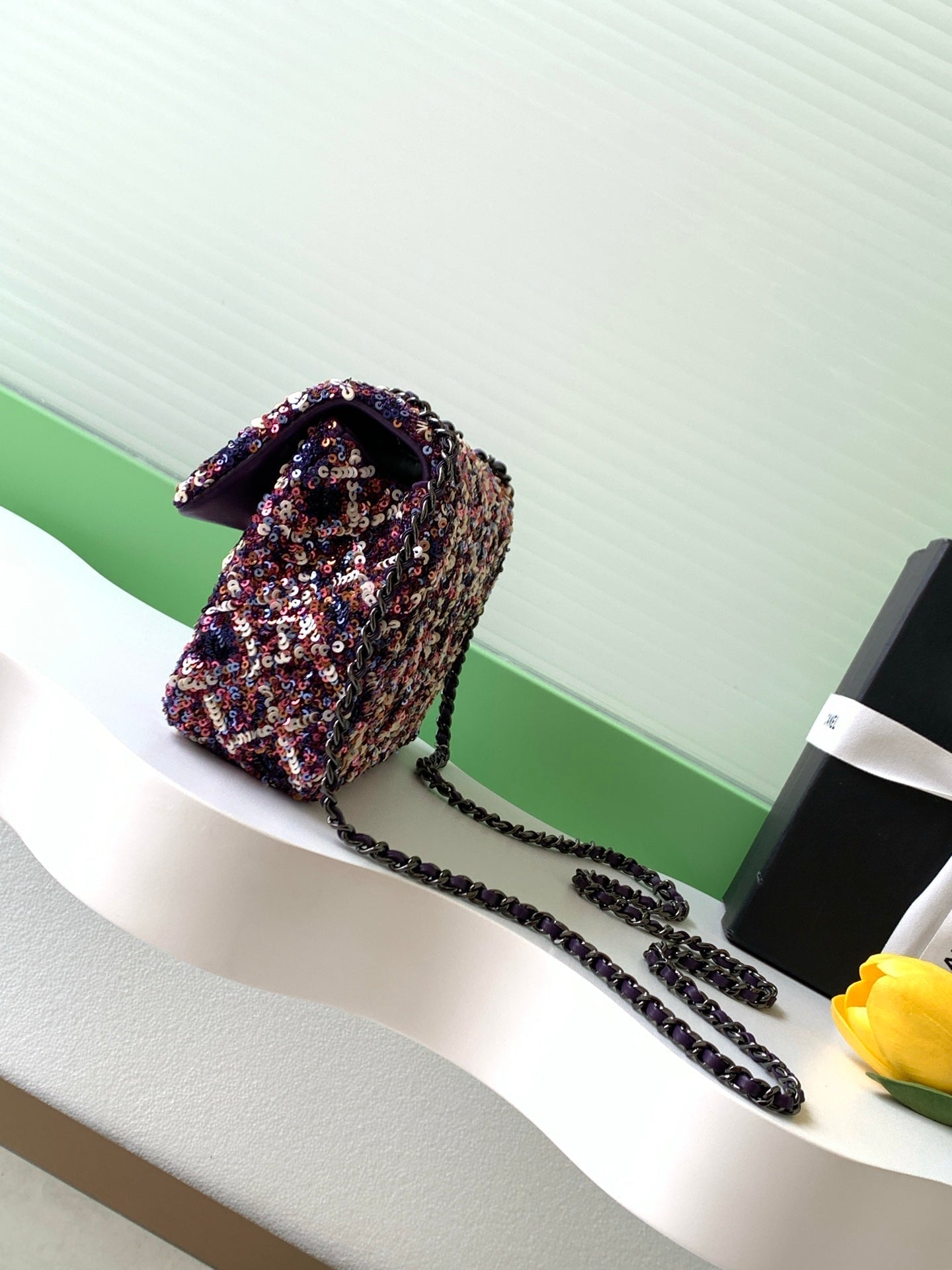 CC 2025 Flap Bag Multicolor Sequin 298203