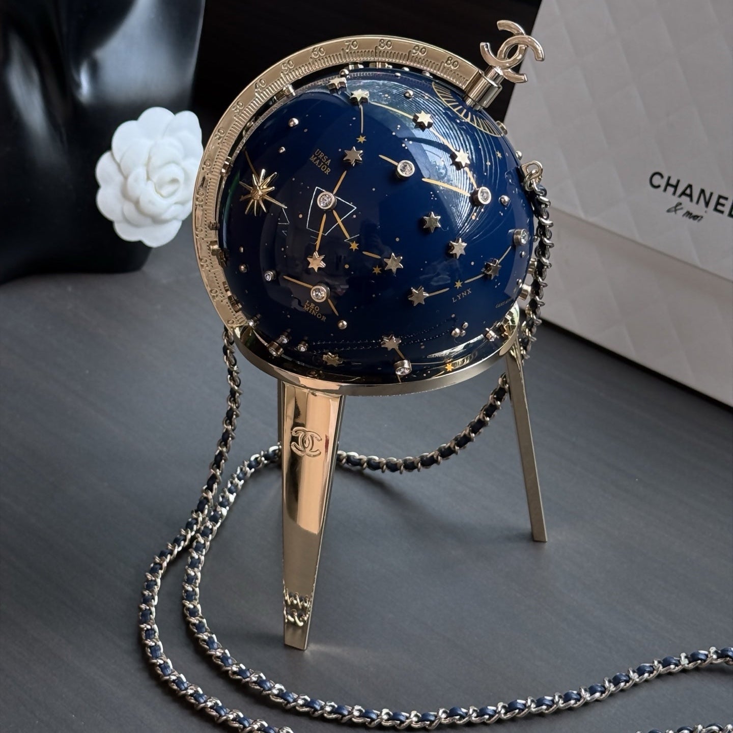 Chane 2026 Minaudiere Constellation Globe Bag