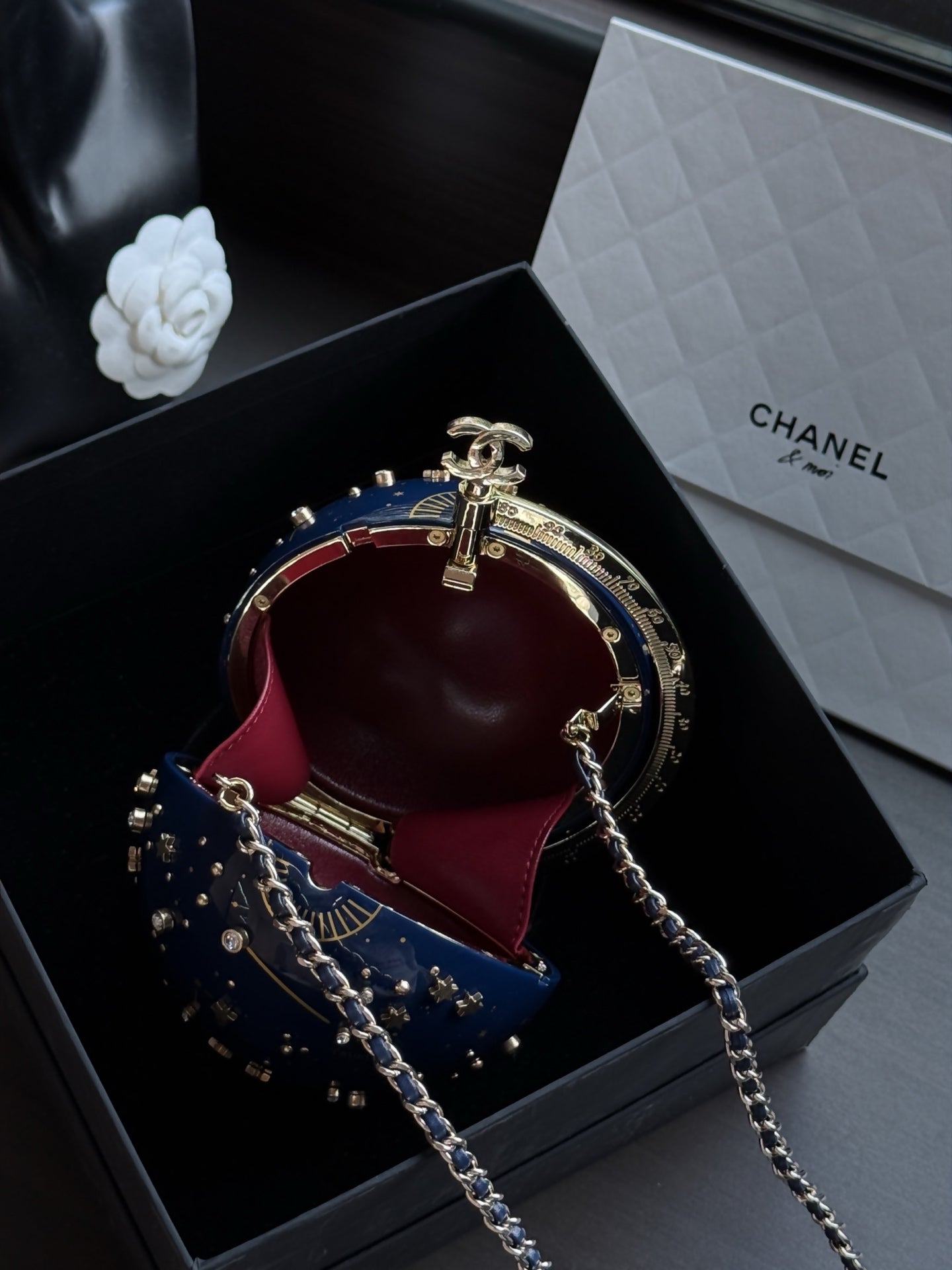 Chane 2026 Minaudiere Constellation Globe Bag