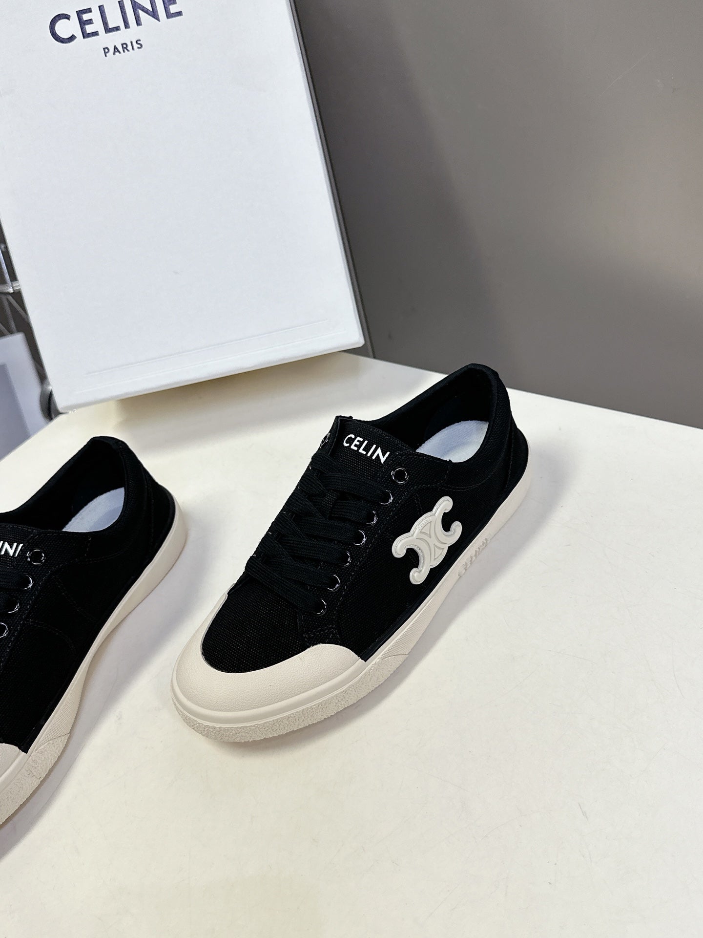 CELINE 25 Sneaker Black Canvas 285969
