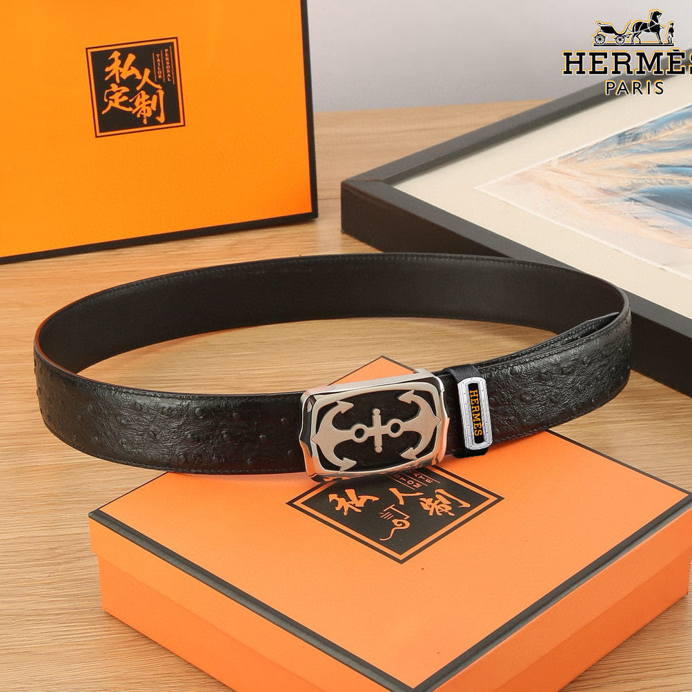 HM Constance Belt 38mm Black Original Leather 619665