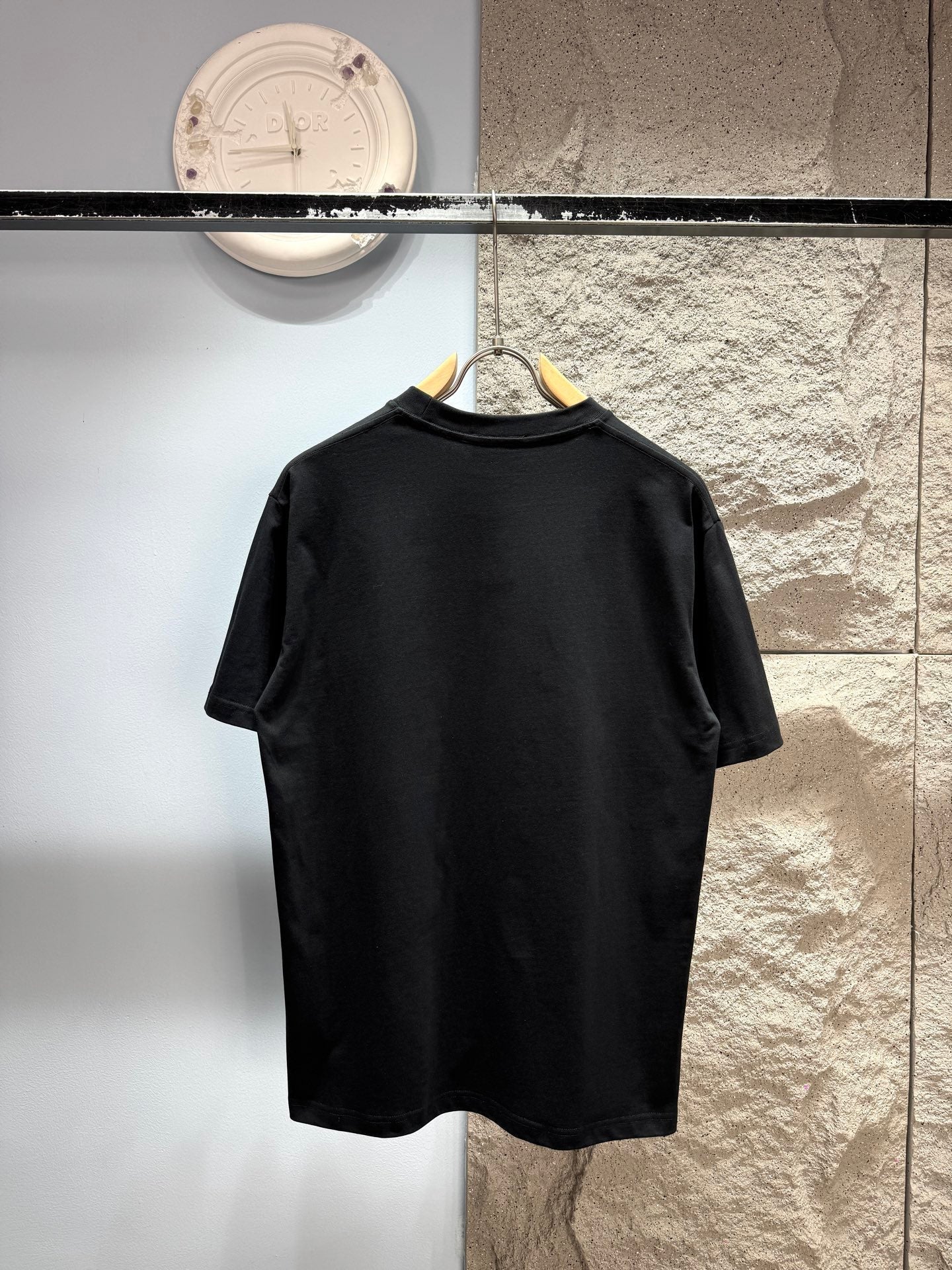 Chanel 2026 Logo Short-Sleeve T-Shirt Black Cotton